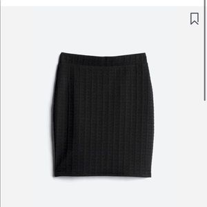 STITCH FIX-Seneca textured black skirt